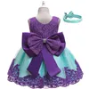 Vestidos de menina filhos FLOR FLOR Tutu Dress por 1-10 anos Girls Wedding Birthday Party Princess Dresses Kids Lace vestido de traje vestidos vestidosl2404