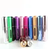 2024 5PCS 5ml Bottom-filled Perfume Bottle Self-pumping Refillable Aluminum Perfume Bottle Portable Flushing Spray Bottlefor refillable aluminum bottle