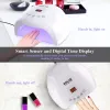 Kits Professional Portable Nail Lamp 48W UV LED -nageltork för härdning av gelpolska med smart sensor manikyr nagel torktumlare snabb torrlampa