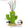 Sandspiel Wasser Spaß Cactus Sprinkler Outdoor Spielzeug Hinterhof Garten Sommer Cartoon Babyparty Q240426