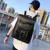 Backpack 2024 Vintage Unisex Large Capacity School Bag High Quality PU Leather Fashion Women Leisure Travel Backbag