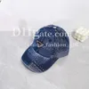 Designer splitsen denim cap honkbal pet voor mannen driehoek merk denim hoed sport sporten casual hoed outdoor sunshade hoed