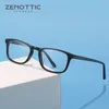 Solglasögon ramar zenottiska acetat optiska glas ramar kvinnor män ultralätt liten rektangel icke-recept glasögon klara linsglasögon
