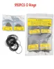 Repair Tools Kits 950pcs 0 5mm 0 6mm Dia Rubber O Ring Waterproof Round Watch Back Gasket Seal Washers Set 1230mm fashion28882697741