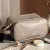 Cosmetic Bags Waterproof For Women With Handle Toiletry Bag Magnetic Button 1 Piece