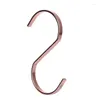 Hooks Gold-10-Pack Chrome Shaped UTENS ROSE FLAT INCH Kitchenware Steel Pots Finish For 4 Hanging Hook Heavy-Duty