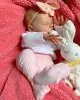 Куклы Bzdoll Реалистично 50 см мягкий силиконовый спящий милая кукла Reborn Bab