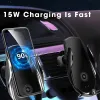 Ładowarki 15 W Uchwyt telefonu samochodowego do BMW bezprzewodowej ładowarki mocowanie Smart Sensor Wbudowany bateria Automatyczne zaciskanie dla iPhone'a Samsung LG