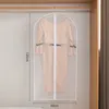 Vêtements Couvre-poussière ménage transparent transparent vêtements givrés sac peva lavable de rangement de rangement manteau armoire de suspension