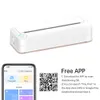 A4 Paper Printer Thermal Printing Wireless BT Connect Connect مع دعم طابعة iOS و Android Mobile PO البالغة 210 مم 240420