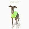 Iggy Summer Breattable Dog Vest Outdoor Sun Protection Pet Clothes Cool and Bekväm Whippet för små medelstora hundar 240423