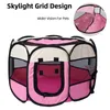 Cat Carriers Crates Houses Portable Folding Pet Tent Dog House Octagonal Fence Dog Shelter Easy to Use Outdoor Easy to Operate Large Dog Cage Cat Fence 240426