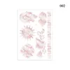 Tattoo Transfer Tattoo Sticker Waterproof Temporary Tattoo Sticker Flowers Mandala Henna Rose Gold Metallic Flash Jewelry Glitter Body Art Tags 240427