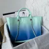 Bolso de la playa de diseñador de lujo Bolsas para hombros Nuevas mujeres de alta capacidad Beach Fashion Fashion Chain Chain Shoulder Showing Shopping Borse French Bag Mommy Bag de alta calidad