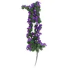 Decorative Flowers Artificial Hanging Vine Flower Violet Wall Garland Wedding Party Fake Plantation Po Props