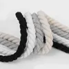 Części butów 1PAIR 120-160 cm okrągłe sznurowiny bawełniane tkanie skręconej liny Bold koronki dla kobiet mężczyzn trampki płócienne koronkowe sznurki