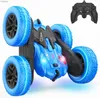 Electric/RC Car Remote Control Car 2.4 GHz 360 Roterande stunt RC -billeksak med LED -lampor laddningsbara drivbil som är lämplig för pojkar och flickor som gåval2404