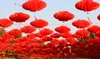 50 peças 6 polegadas Lanterna de plástico vermelho chinês para 2020 Decoração de ano novo chinês Hang Waterperspert Festival Lanterns5632422