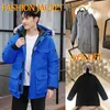 Winter Down Jacket Designers Men Puffer Jackets Hooded Dikke Doudoune Goose Coats Mens Parka Winters Coat met echte Wolf Fur Size XS-3XL