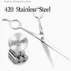 Hair Scissors Stainless steel hair clippers with sharp edges for hair cutting used in salons and homes Q240426