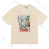 RHUDE Shorts Big Sixes Rhude T -Shirt Designer Herren T -Shirt Rhude Mesh Sho Mody Männer Frauen lässig reflektierend Skateboard Hip Hop Beach Rhude Pocket High 180