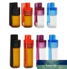 زجاجة زجاجية أمريكان محمولة شاملة Snupt Snorter Acrylic Pill Case Random Color 1PCS 36MM 51mm ZZ