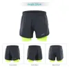 Shorts maschile Lixada Mens 2 in 1 cortometraggi in corsa rapida Exerction Active Exercing Shorts a ciclismo con fodera più lunga D240426