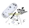 Acessórios 1set preto branco azul alojamento completo lastro frontal traseiro abafado tampa de shell botões completos para psv2000 psvita 2000 botão de console