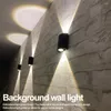 Lampa ścienna 2W 4W 6W 8 W 10 W Sconces na zewnątrz IP65 Wodoodporny pakiet LED Light Down Ganek do korytarza schodów w Villa Patio