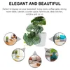 Декоративные цветы бионическое искусственное растение Bonsai Home Decor Abrimelon Peperomia Факовые горшечные растения