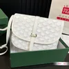 Bolsas de grife Belvedere Bolsa de ombro de sela da moda Bolsa quente bolsa de fivela única Bolsa de fivela Y Forma envelhecida Toda impressão Saco de aba de ombro ajustável