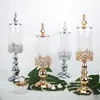 Aufbewahrung Flaschen Europäischer Stil Sugar Bowl Hochzeit Dessert Tischdekoration Arrangement Glas Süßigkeitenglas Snack Keks Tank Home