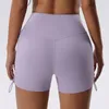 Summer Women Yoga Shorts Wysoka talia trening fitness Lift Butt Ladies Gym Running Pants Sportswear 240425