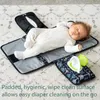 Esteras portátiles cambiando almohadilla adecuada para bolsas de pañales para bebés o alfombras de mesa.Almohadilla de reemplazo de dial con una mano.Baby Shower GiftL2427