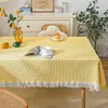 Table Cloth D41 Tablecloth Knitted Fabric Lace Coffee Cover High-end Round Desk Rectangular
