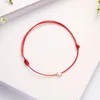 Bedelarmbanden mode verstelbare rode draad snaar armband Lucky Handmade Star Rope for Women Men Men Sieraden Liefhebber cadeau