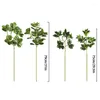 Fleurs décoratives Branches de plante artificielle fausses plantes vertes branche arrangement de fleurs mur suspendu pour le paysage du bureau du paysage