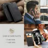 Täcker caseme flip läder telefonfodral för redmi note 13 12 12s 11 11s 10 10s 9s 8 xiaomi poco x5 pro magnetic plånbokskort cover coque coque