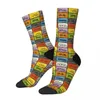 Herren -Socken -Ticket, um die Züge Harajuku Super Soft Strümpfe in der gesamten Saison -Accessoires für das Unisex -Geburtstagsgeschenk zu fahren