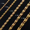 Ketten Edelstahlpapierklammer Formverbindungskette Halskette 1,5 mm 2 mm für Frauen Männer Gold Farbe kreativer Hip Hop Choker Schmuck Schmuck