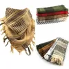 Hijabs lichtgewicht plaid hijab sjaal voor mannen en vrouwen Arabische woestijn hoofddoek zachte tactische wandeljaals unisex tulband militaire sjaal D240425