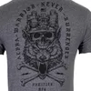 Tactische T-shirts geven nooit een Warrior Tactical Skull Wolf Military Grunt T-shirt 100% katoen O-Neck Casual Heren T-shirt 240426 over