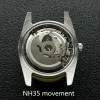 ケース36/39mm NH35ウォッチケースデートJust Case 316L Precision Steel Case WatchアクセサリーウォッチカスタマイズSロゴ