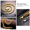 Strands U7 stainless steel thick Miami Cuban chain necklace 6/9/13mm 14-30 inches simple daily jewelry 240424