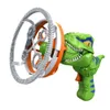 Barn Electric Bubble Machine Automatisk Giant Dinosaur Bubble Blower Bubble Blowing Toy Barn Bubble Gun Summer Outdoor Toys 240425