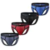 Calzoncillos 4pcs/Lot SEXY Men a los resúmenes de ropa interior para hombres abiertos Bumale Homme Bras