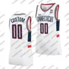 Custom 2024 Uconn Huskies Basketball Tristen Newton Cam Spencer Alex Karaban Stephon Castle Donovan Clingan Hassan Diarra Samson Johnson Men Men Kids Jersey