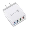 4 ports rapides rapides QC3.0 Chargeur mural USB Hub 3.5A Adaptateur d'alimentation UE PLIGNE US PILLE TÉLÉPHONE TÉLÉPHONE BATTERIE Chargeurs