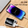 Laddare 10000mAh Magnetic Power Bank Wireless Fast Charger Extern Reserve Battery Portable 5000mAh Powerbank för iPhone 15 14 13 Xiaomi