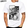 Herr t-shirts nya sommarmän kort slve rwb 993 manga stil klassisk t-shirt hip hop boy vit casual ts legend sport topps t240425